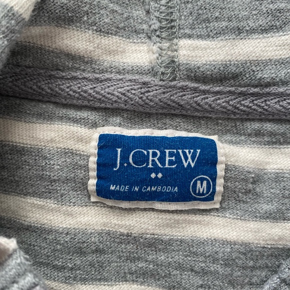 J.Crew stripped men’s size medium hoodie - Picture 2 of 10